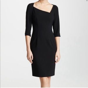 Beautiful Black Halo Jackie O 3/4 Sleeve Dress - stunning crowd stopping.